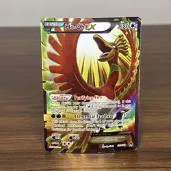 Ho-oh EX #121/122 - Breakpoint Full Art Ultra Rare Holo Pokemon Card HP - Image 2