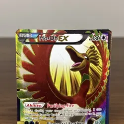 Ho-oh EX #121/122 - Breakpoint Full Art Ultra Rare Holo Pokemon Card HP - Image 3