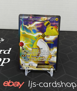 Ampharos EX Ancient Origins 87/98 Holo Ultra Rare MP Pokemon Card T1 - Image 1