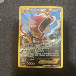 Pokemon Gyarados EX TCG 123/122 XY Breakpoint 2016 Secret Holo Rare - Image 1