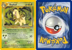 Bayleef 28/111 Uncommon Neo Genesis Pokemon LP - Image 3