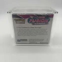 Pokemon Sword & Shield Fusion Strike Booster Box Sealed w/ Acrylic Case - Image 4