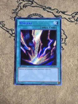 Yugioh Raigeki LCJW-EN057 1st Edition Secret Rare NM - Image 1