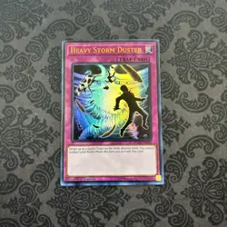 Yugioh Heavy Storm Duster DUDE-EN050 Ultra Rare 1st Ed - Image 1