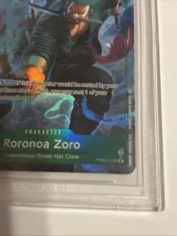 One Piece The Best Vol.2 PRB02-006 Alt Art Rare Roronoa Zoro BGS 10 Not PSA - Image 4