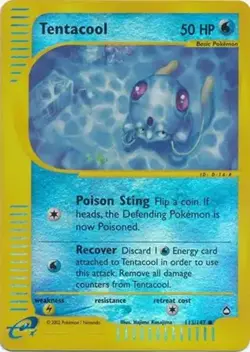 Tentacool - 113/147 - Pokemon Aquapolis Reverse Holo Rare Card NM - Image 1