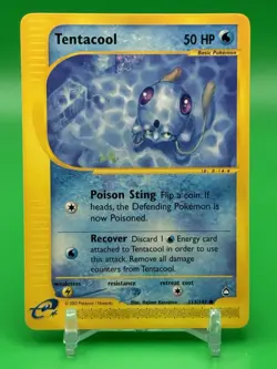 Tentacool 113/147 - Aquapolis 2002 NM Near Mint E-Series Vintage WOTC Pokemon L4 - Image 1