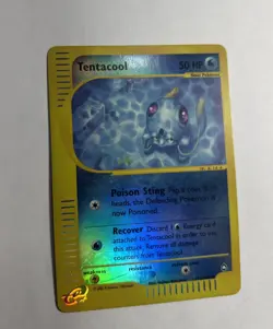 2002 Aquapolis WOTC Pokemon Card TCG Tentacool Reverse Holo #113/147 NM Mint! - Image 2