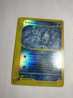 2002 Aquapolis WOTC Pokemon Card TCG Tentacool Reverse Holo #113/147 NM Mint! - Image 4