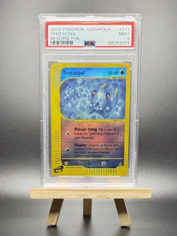 2003 POKEMON TENTACOOL REVERSE REV HOLO FOIL #113 E-SERIES AQUAPOLIS PSA 9 WOTC - Image 1