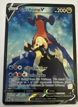 Pokemon TCG Garchomp V Holo NM/M Trainer Gallery Astral Radiance TG23/TG30 - Image 1