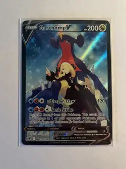 Pokemon TCG Garchomp V Holo Ultra Rare Trainer Gallery Astral Radiance TG23/TG30 - Image 1