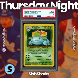 1999 POKEMON UNLIMITED #15/102 VENUSAUR RARE HOLO PSA 6 - Image 1