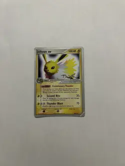 Pokemon TCG Jolteon EX Card World Championships 2007 Delta Species 109/113 - Image 1