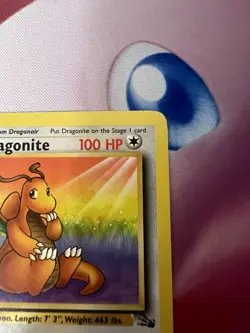 Pokemon TCG Dragonite Fossil 19/62 Non-Holo Unlimited Rare 1st Edition LP - Image 5