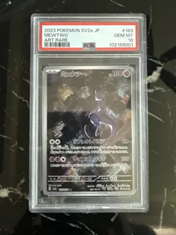 Pokemon Mewtwo Holo Card 183/165 Japanese Scarlet & Violet 151 Series PSA10 - Image 1