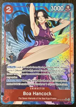 Boa Hancock (Alt Art) OP12-014 SR Legacy of the Master ONE PIECE Card ENGLISH NM - Image 1