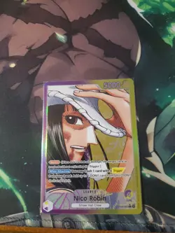 One Piece Nico Robin OP09-062 Alt art Leader ENGLISH Emperors in the New World - Image 1