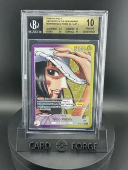 Nico Robin Alt Art OP09-062 Emperors In The New World Foil (Parallel) BGS 10 - Image 1