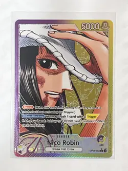 NICO ROBIN LEADER Alt Art OP09-062 English ONE PIECE Emperors In The New World - Image 1