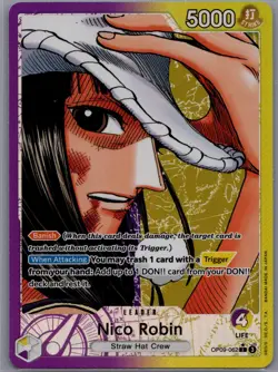 Nico Robin (Parallel) OP09-062 Emperors in the New World - Alt Art English NM - Image 1