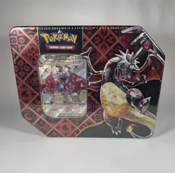 Pokemon TCG Scarlet and Violet Paldean Fates Tin Shiny Charizard ex Sealed - Image 1