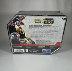 Pokemon TCG Scarlet and Violet Paldean Fates Tin Shiny Charizard ex Sealed - Image 2