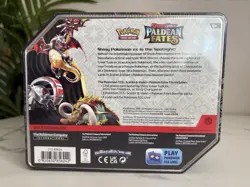 Pokemon TCG Scarlet and Violet Paldean Fates Tin Shiny Charizard ex Sealed - Image 2