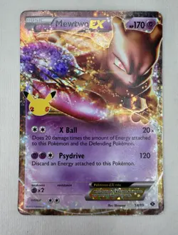 Mewtwo EX Celebrations Classic Collection 54/99 Pokemon Card - Image 1