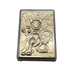 1999 Nintendo Pokemon Mewtwo Gold Plated Special Edition Trading Card Collect - Image 1