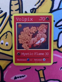 Pluto Coco Mini Card - Volpix (Vulpix) #13 - Drawn by tororo.aoi - Image 1