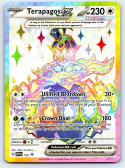 Terapagos ex 165 Sv: Scarlet & Violet SVP Promo Cards - Full Art NM Holo - Image 1
