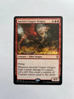 Ancient Copper Dragon NM Commander Legends: Battle for Baldur's Gate Regular MTG - Image 1