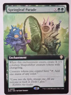 Springleaf Parade (Extended Art) Commander: Lorwyn Eclipsed Regular - Image 1