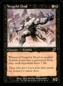 Vengeful Dead Scourge Light Play MTG Magic the Gathering - Image 1