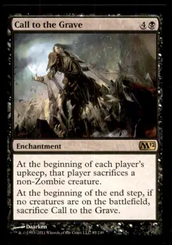 Call to the Grave LP Light Play Magic 2012 MTG [11617] - Image 1