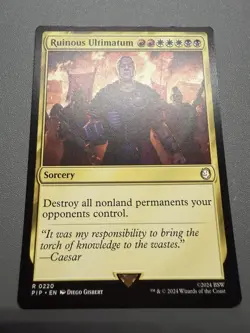 Ruinous Ultimatum Universes Beyond Fallout NM MTG Regular R 0220 - Image 1