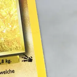 Pokemon German Hitmonlee Kicklee Fossil Holo Card 7/62 TCG Small Crease - Image 4