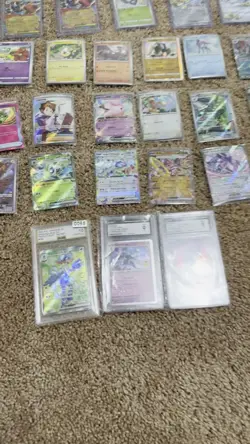 Over 800 Pokemon cards 6 slabs a lot of EXs! Binder included - Image 2