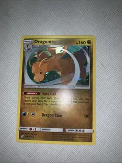 Dragonite 119/181 Cosmos Holo Rare Promo Sun & Moon Team Up Pokemon Card LP - Image 1