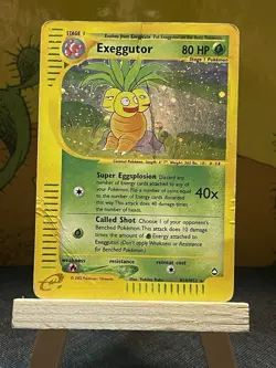 Pokemon Exeggutor Aquapolis Holo Card H10/H32 HP Condition - Image 1