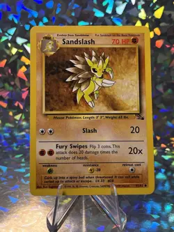 Pokemon Card Sandslash 41/62 Fossil - Image 1