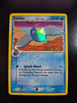 Swablu 65/101 Reverse Holo EX Dragon Frontiers Pokemon Card HP - Image 1