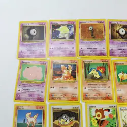 Vintage 2000s POKEMON Card Lot 15 Mix NO HOLOS Ponyta Exeggcute Growlithe Unown - Image 5