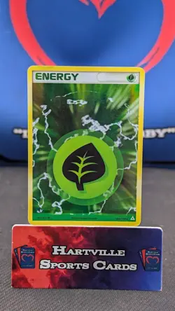 Pokemon Holon Phantoms 105/110 Grass Energy Reverse Holo Pokemon Card - Image 1