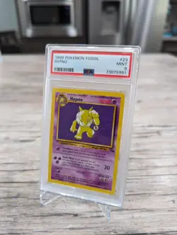 1999 Pokemon Fossil Hypno #23 PSA 9 NM-MT Pokemon WOTC Non Holo - Image 2