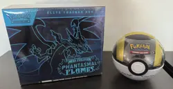 🔥Phantasmal Flames Pokemon ETB Elite Trainer Box & Pokeball H24 SEALED - Image 1