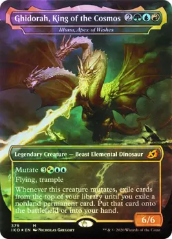 MTG FOIL Illuna, Apex of Wishes (Ghidorah, King of the Cosmos) (Godzilla Series) - Image 1