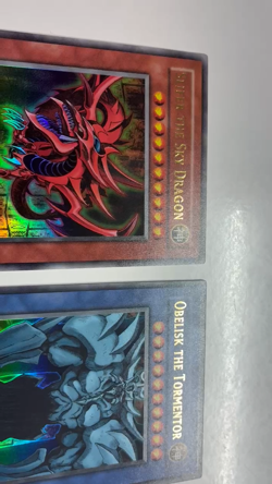 USA SELLER YuGiOh Ultra Rare Egyptian God Set GBI-001 GBI-002 GBI-003 NM - Image 2