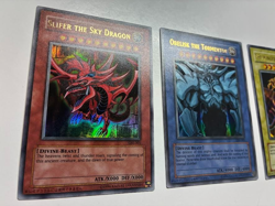 USA SELLER YuGiOh Ultra Rare Egyptian God Set GBI-001 GBI-002 GBI-003 NM - Image 5